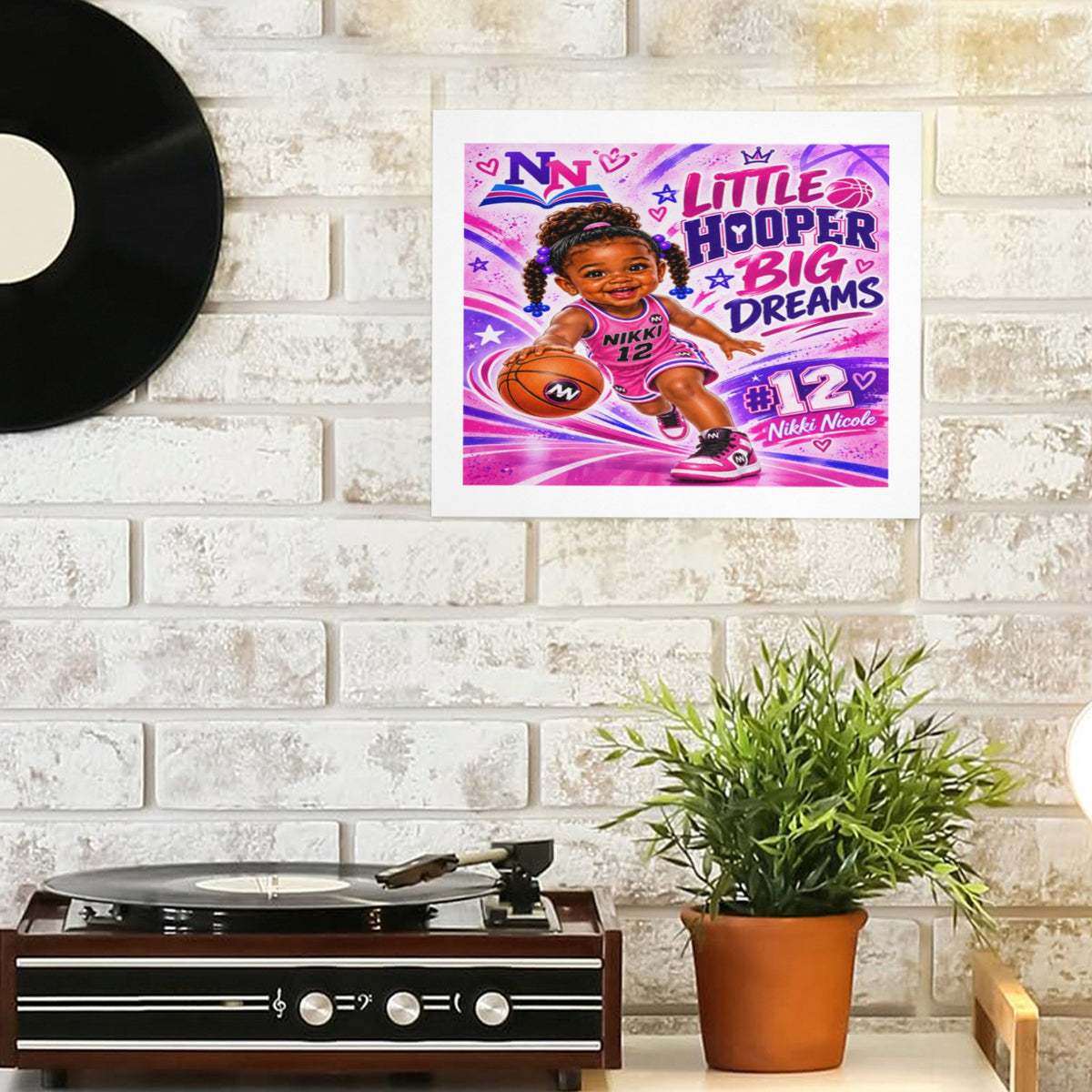 Nikki Nicole Little Hooper Big Dreams Canvas Art Prints – Set of 4