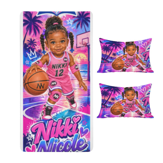 Nikki Nicole Small Steps Big Dreams Twin Bedding Set