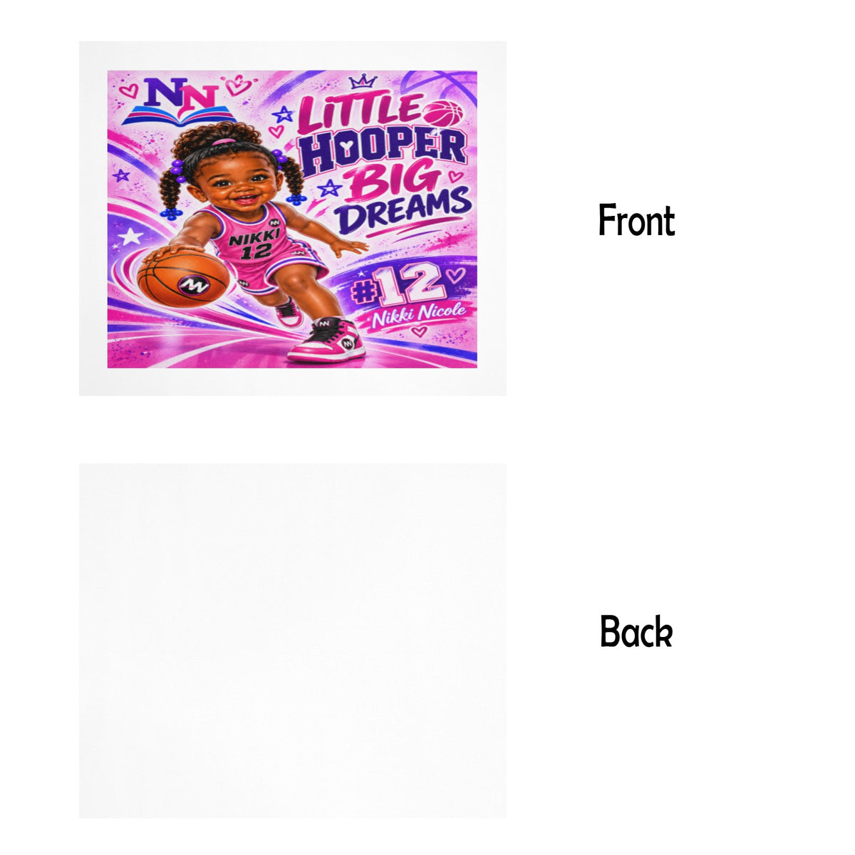 Nikki Nicole Little Hooper Big Dreams Canvas Art Prints – Set of 4